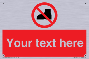 Custom No outdoor footwear